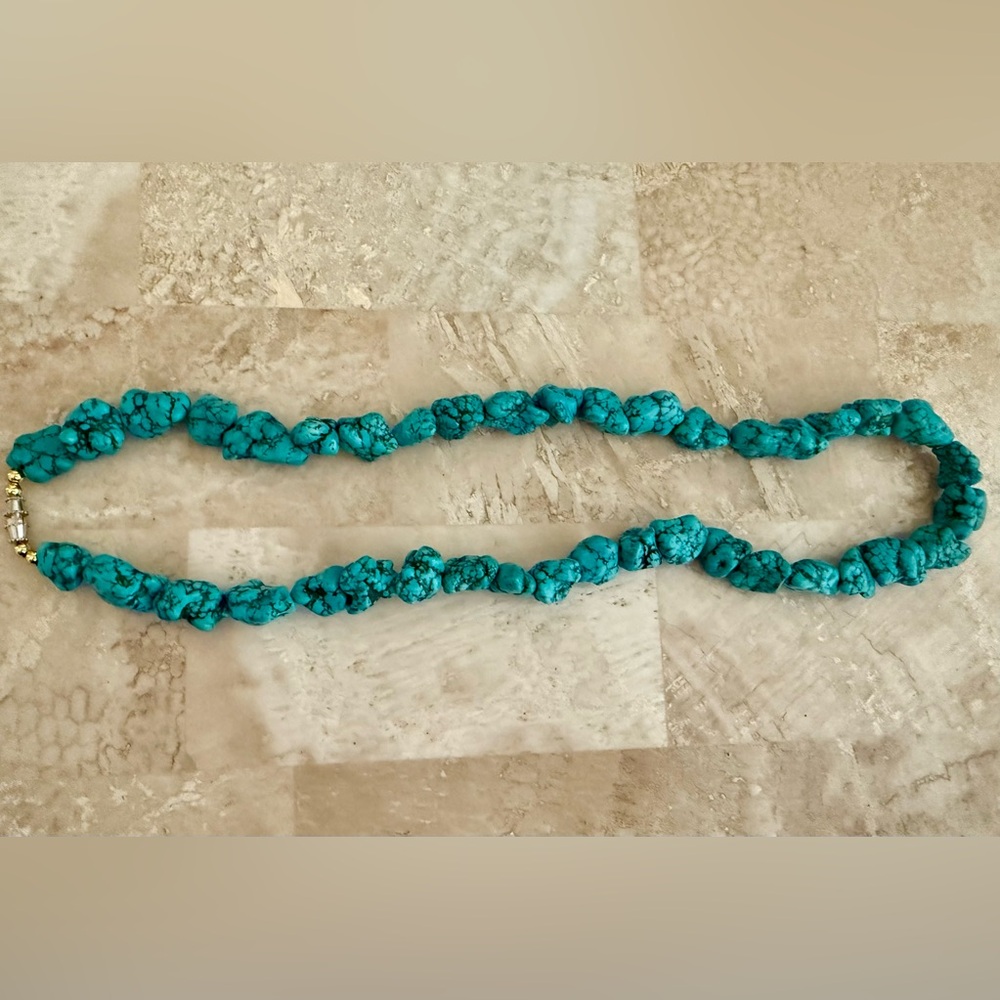 Tulum Turquoise Beaded Necklace